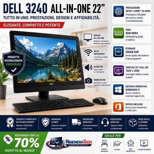 PC ALL IN ONE RICONDIZIONATO DELL 3240