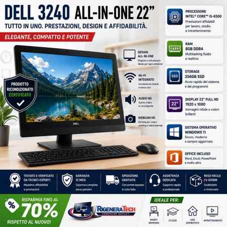 PC ALL IN ONE RICONDIZIONATO DELL 3240
