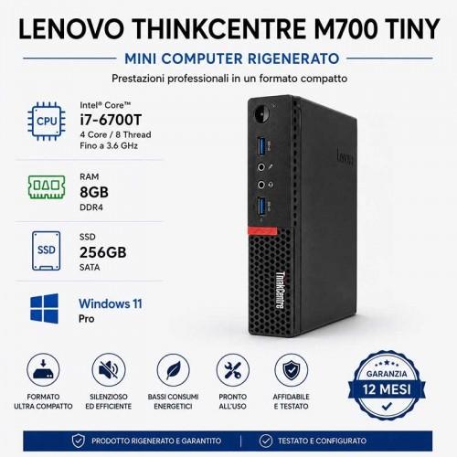 Mini Computer Ricondizionato Lenovo ThinkCentre M700 Tiny Core i7