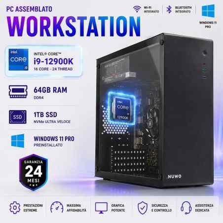 PC ASSEMBLATO CORE I9 RAM 64GB NVIDIA rtx