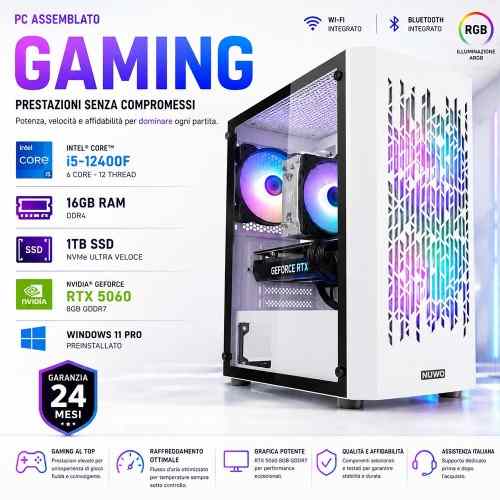 Computer da Gaming Assemblato Core i5-12400F