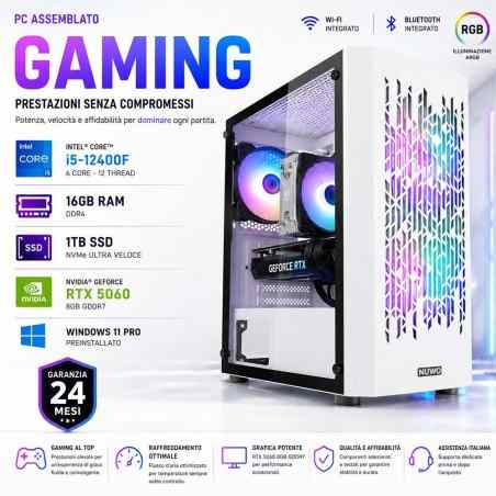Computer da Gaming Assemblato Core i5-12400F