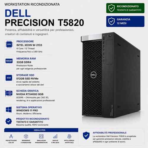 DELL Precision T5820 NVIDIA RTX4000