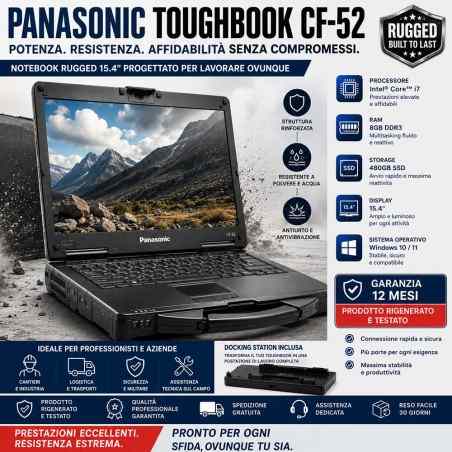 Pc Portatile Ricondizionato Panasonic Toughbook CF-52