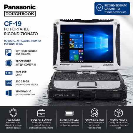 PANASONIC CF-19 TOUGHBOOK RCONDIZIONATO