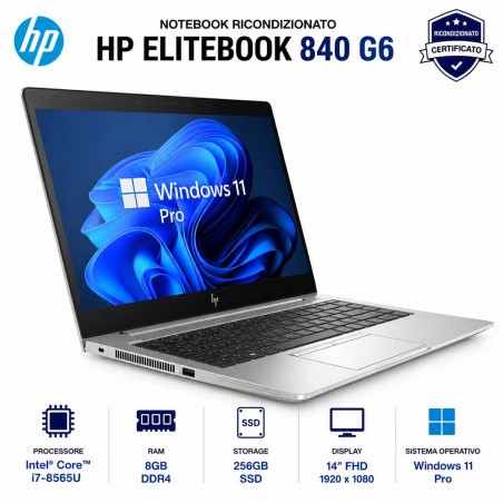 Notebook Ricondizionato HP ELITEBOOK 840 G6 i7-8565U
