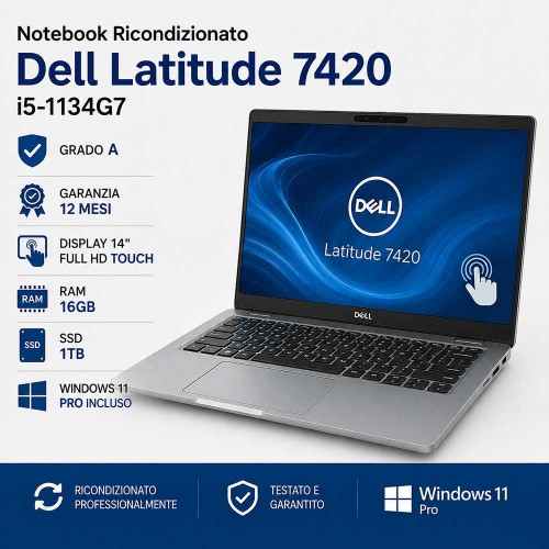 Notebook Ricondizionato Dell Latitude 7420 i5-1134G7