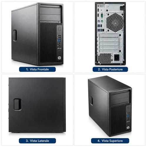 Workstation Ricondizionata HP Z240 PC Computer Tower Intel Core i7-6700