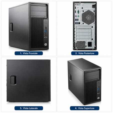 Workstation Ricondizionata HP Z240 PC Computer Tower Intel Core i7-6700