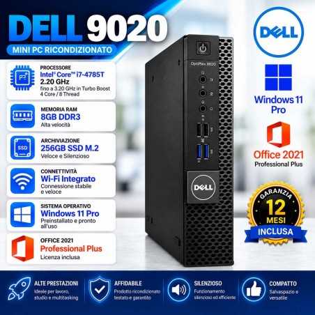 Mini Pc Ricondizionato DELL Optiplex 9020 i7-4785T