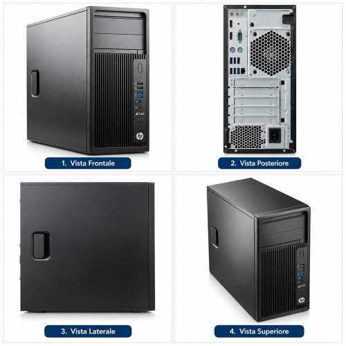 Workstation Ricondizionata HP Z240 PC Computer Tower Intel Core i7-6700