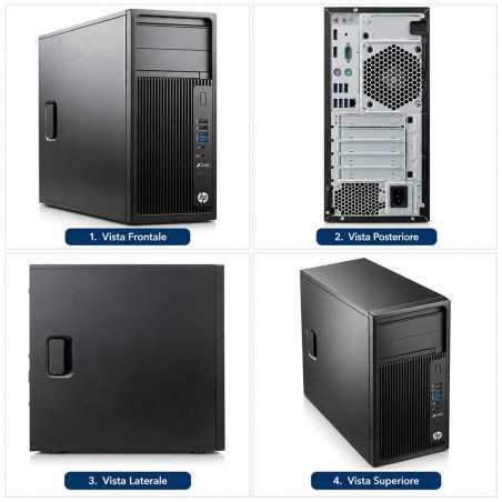 Workstation Ricondizionata HP Z240 PC Computer Tower Intel Core i7-6700