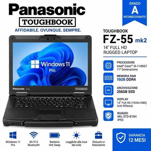 Portatile Ricondizionato Panasonic Toughbook FZ-55 FZ55 MK2 i5-1145G7