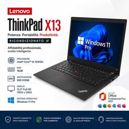 Notebook RICONDIZIONATO LENOVO Thinkpad x13 i5-10310U
