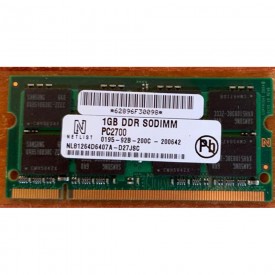 MEMORIA RAM SODIMM 1GB DDR NETLIST PC2700 0195-92B-200C-200642