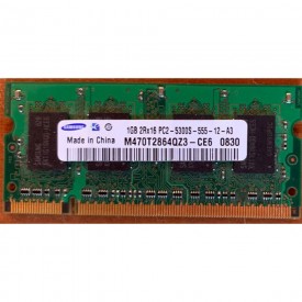 MEMORIA RAM SODIMM 1GB DDR2 SAMSUNG PC2-5300S-555-12-A3