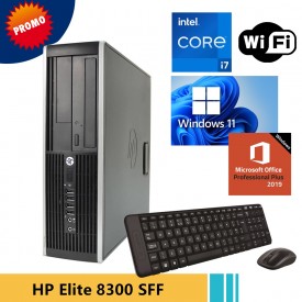 ✅ PC COMPUTER CORE I7  WINDOWS 11 PRO HP ELITE 8300 RAM 16GB SSD 240GB + HDD 500GB