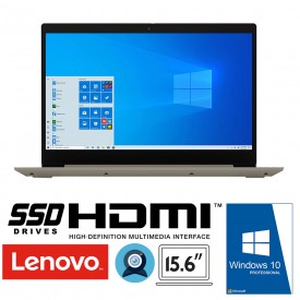 Notebook Lenovo Essential V15 15.6" INTEL CORE I3 1005G1 4GB DDR4 SSD 256GB Webcam HDMI WINDOWS 10 PRO + OFFICE