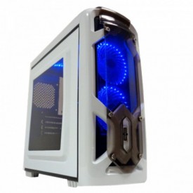 Case Micro ATX Gaming Alantik GRAVIB Bianco 4 Ventole LED Blu