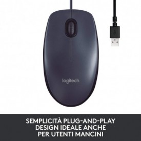 Mouse USB Logitech B100 3...