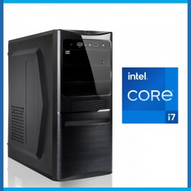 ★ Computer Assemblato Intel Core i7-12700 B660M Ram 16GB SSD 500GB NVMe M.2 DVD-RW Wi-Fi