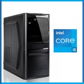 ★ Computer Assemblato Intel Core i5-12400 B660M Ram 8GB SSD 500GB NVMe M.2 DVD-RW Wi-Fi