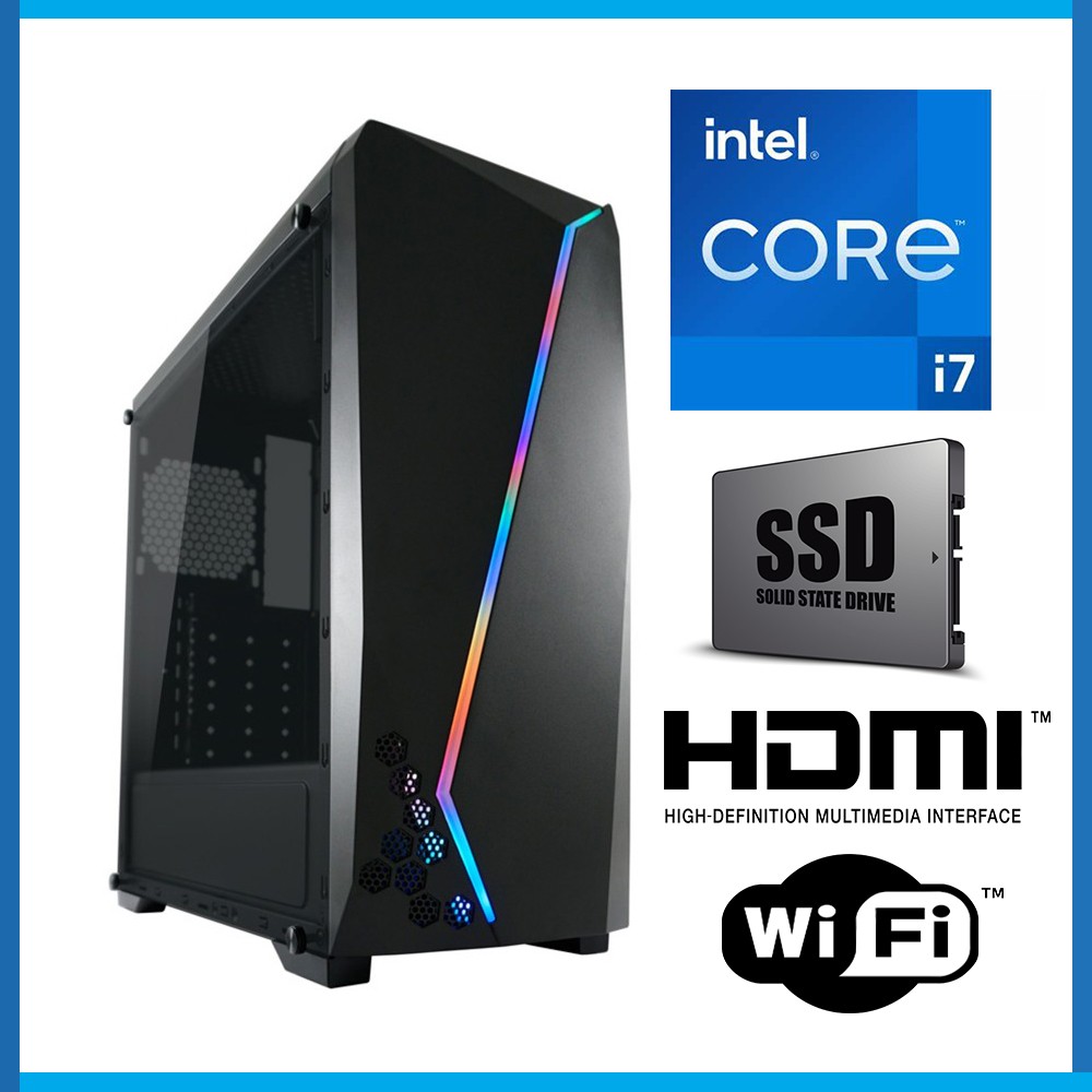 PC Assemblato Case Gaming Intel Core i7