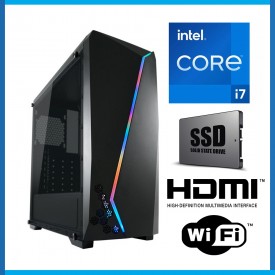 PC Assemblato Case Gaming Intel Core i7-12700 Ram 32GB SSD 1TB Wi-Fi