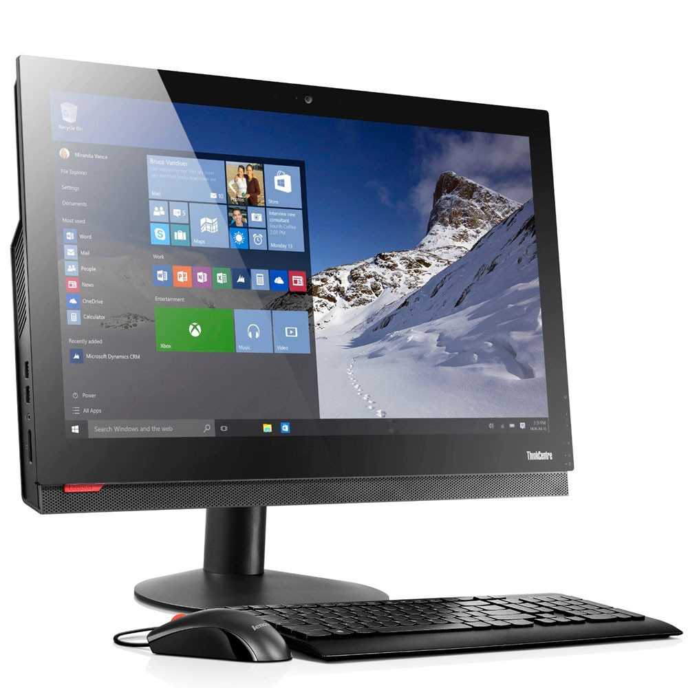 Ricondizionato Pc Computer ALL in One Lenovo M900z 24 Pollici i5...