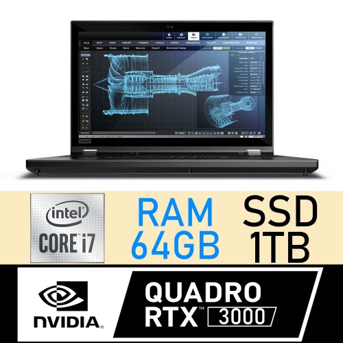 Workstation Mobile ricondizionata Lenovo ThinkPad P53 RTX 3000