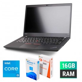 Notebook PC Portatile Ricondizionato Lenovo ThinkPad T490 14" Intel i5-8265U Ram 16GB SSD 512GB