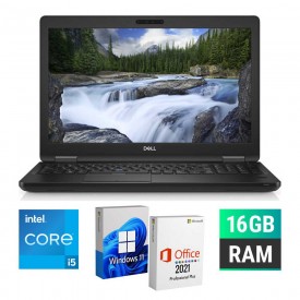 Dell Latitude 5590 Notebook 15.6" Intel i5-8250U Ram 16Gb SSD 512Gb Webcam (Ricondizionato)