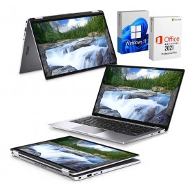 Dell Latitude 7400 2 in 1 PC Notebook 14" Touchscreen Intel i7-8665U Ram 16GB SSD 512GB Webcam (Ricondizionato)