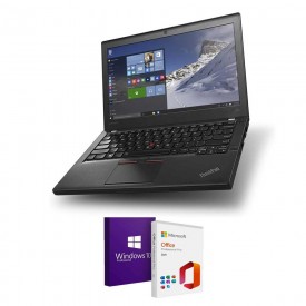 Lenovo ThinkPad X260 Notebook 12" Intel i5-6200U Ram 8GB SSD 240GB Webcam (Ricondizionato Grado A)
