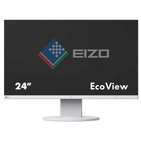 Monitor 24" 16:9 EIZO FlexScan EV2450 Full HD IPS VGA HDMI DP Speaker Bianco (Ricondizionato Grado A)