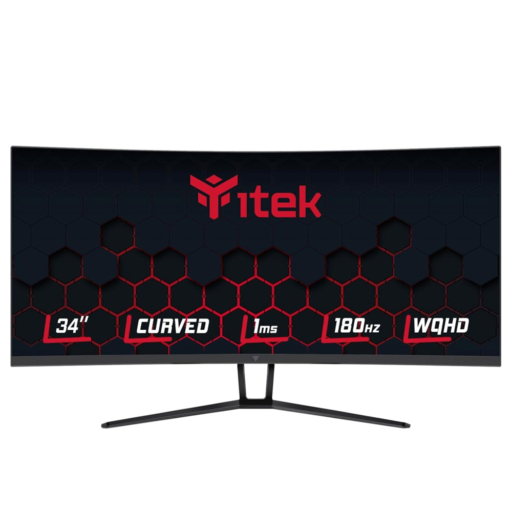 ITEK Monitor GGC 34" Curvo R1500, WQHD 3440x1440