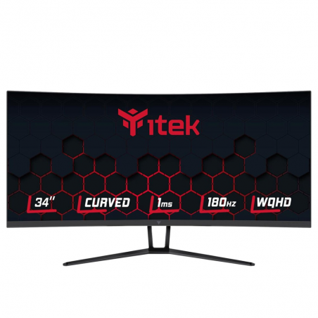ITEK Monitor GGC 34" Curvo R1500, WQHD 3440x1440