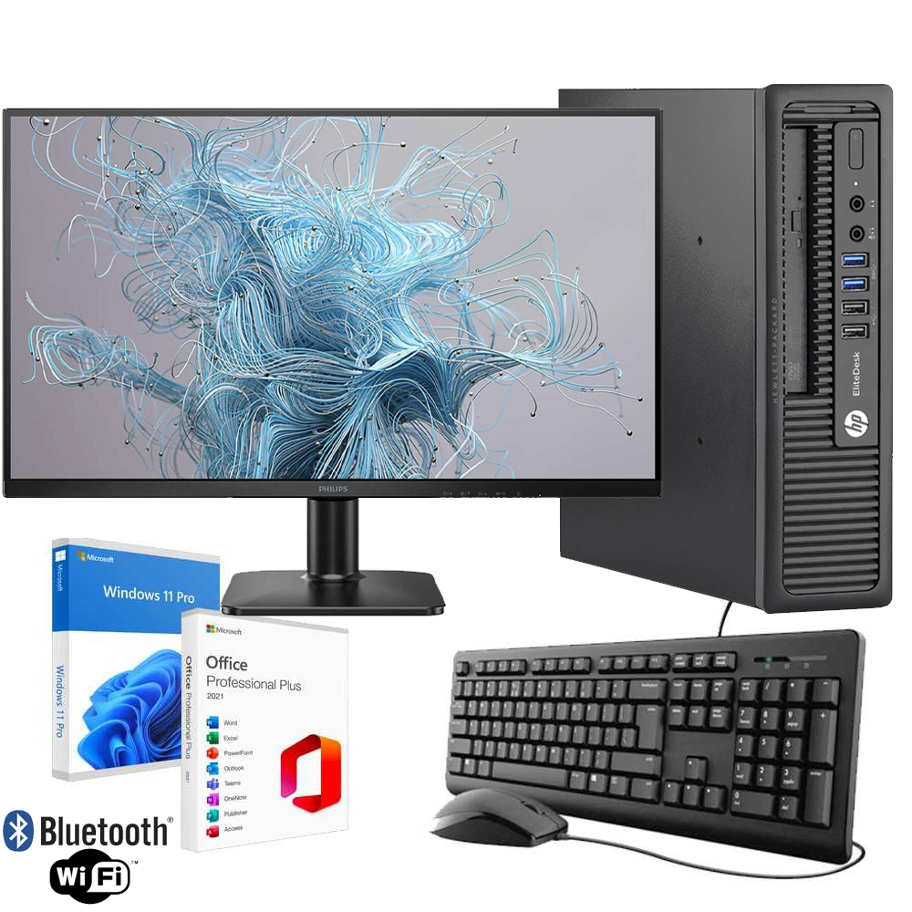 PC Completo Ricondizionato HP 800 G1 Monitor 27