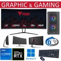 Pc Assemblato per GAMING e GRAFICA Completo I7-12700F