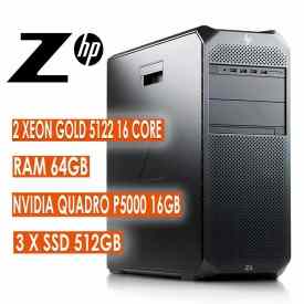 PC WORKSTATION RICONDIZIONATA HP Z6 G4 DUAL XEON GOLD 16 CORE RAM 64GB