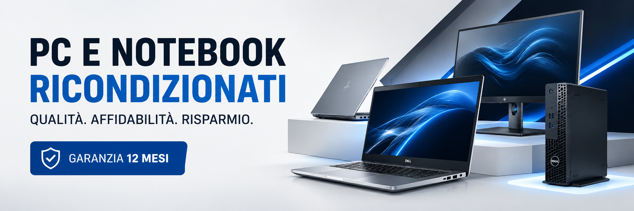 PC, notebook e workstation ricondizionati selezionati, testati e garantiti. Prestazioni professionali, prezzi competitivi e spedizione rapida in tutta Italia.